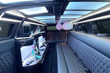 Pearland Limousine Interior