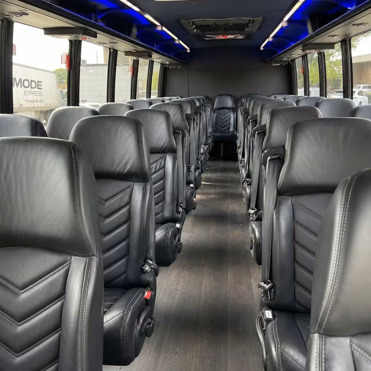 30 passenger minibus inside
