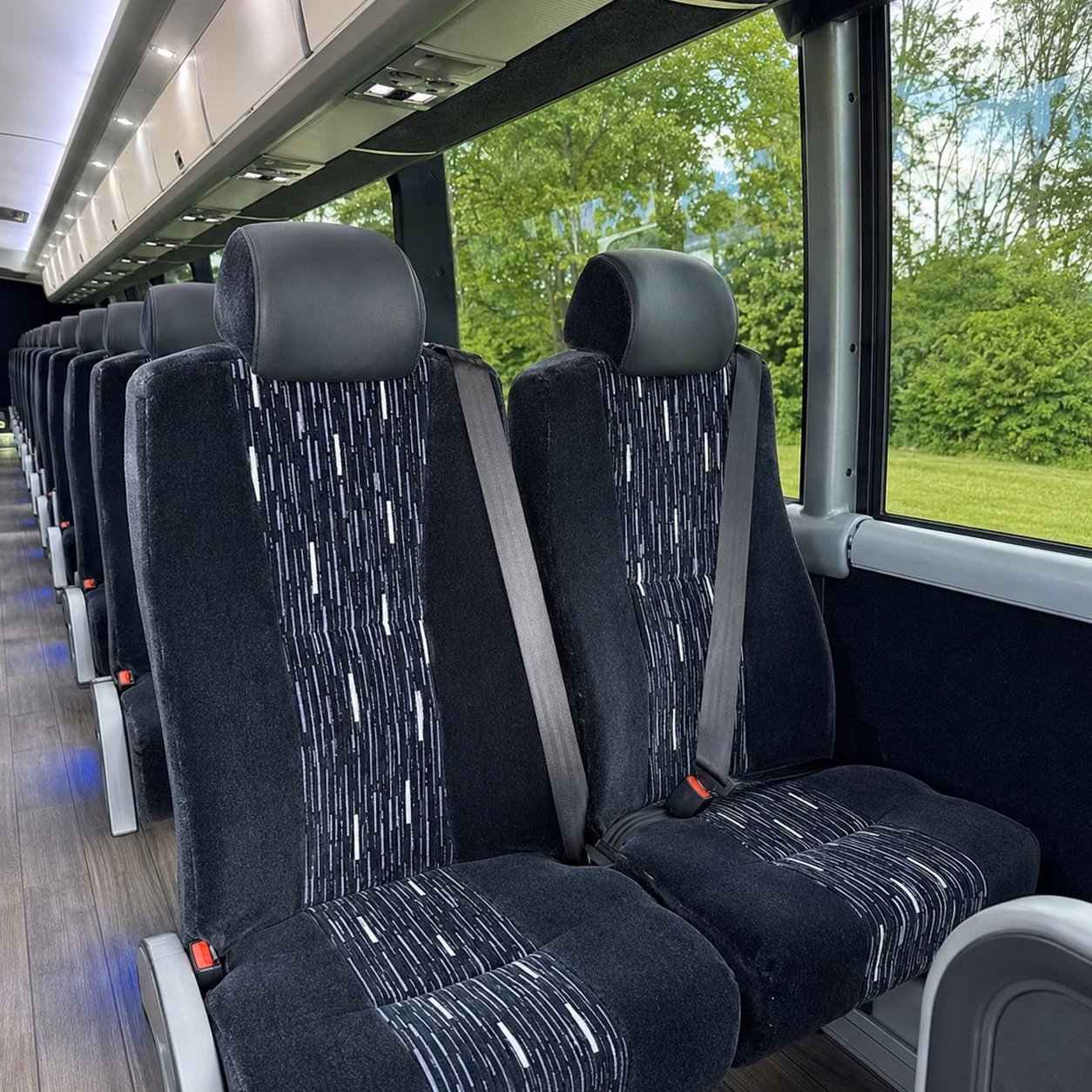 how bus type and amenities change charter bus prices in pearland texas