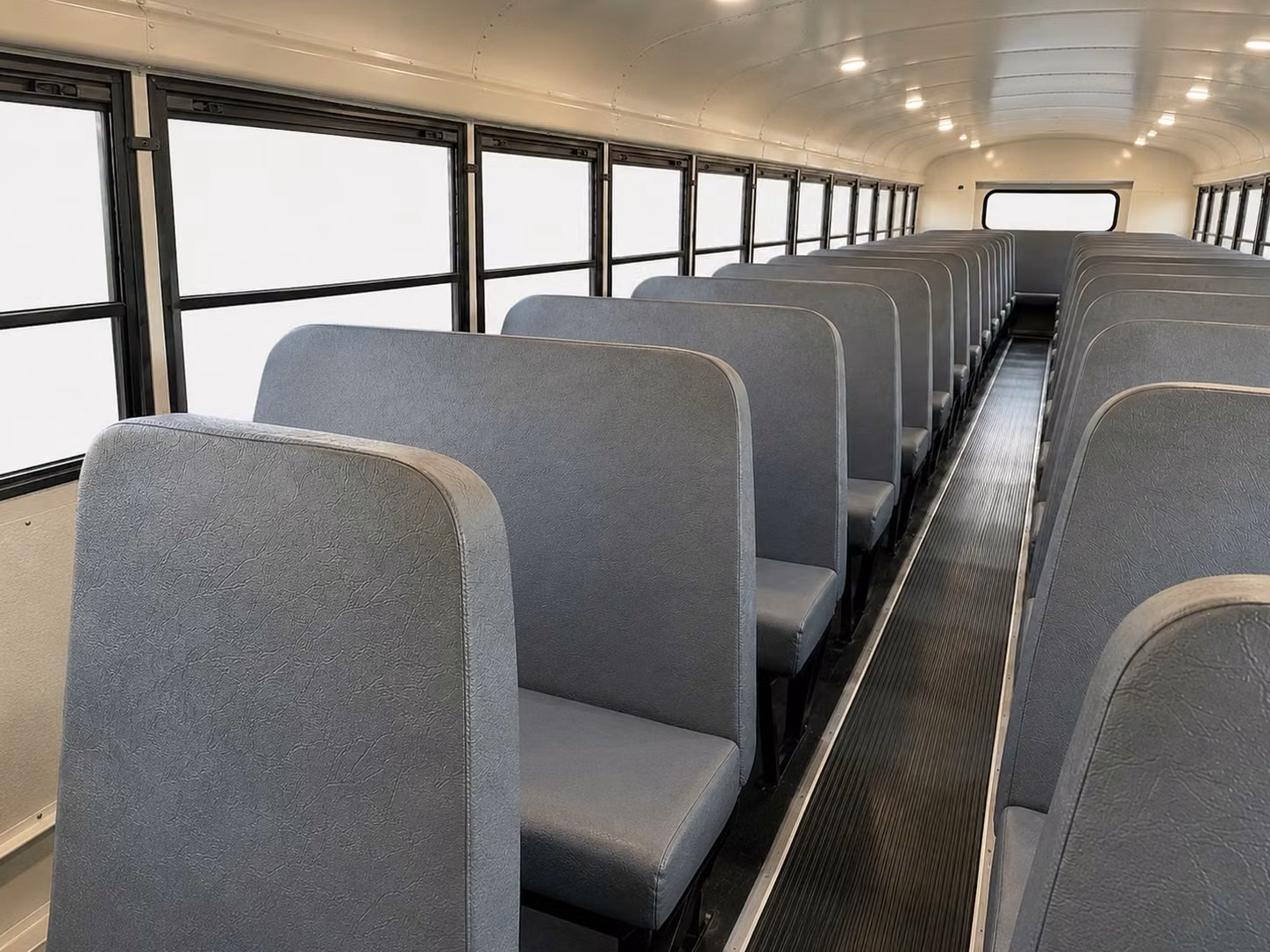 school bus interior