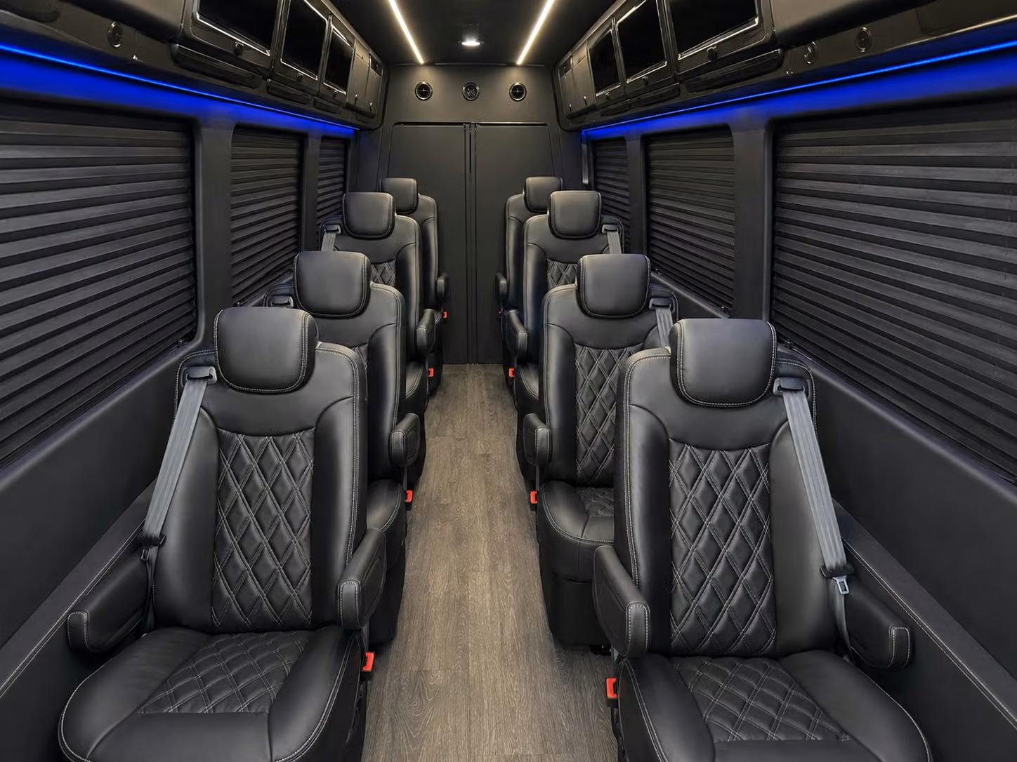 sprinter van with driver interior